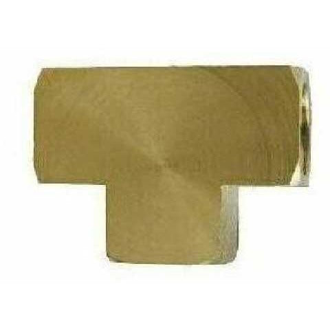 Female NPTF Lead Free Brass Union Tee