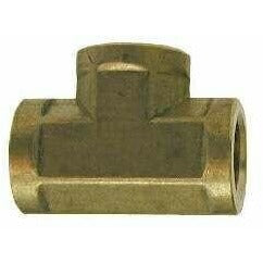 BRASS REDUCING UNION TEES - FEMALE NPTF - FORGED - Fast Fittings