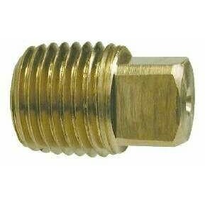 Lead Free Brass Pipe Plug - Fast Fittings