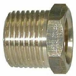 BRASS HEX BUSHING - NPTF THREADS - Fast Fittings