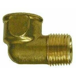 BRASS REDUCING STREET ELBOW - 90 DEGREE - FORGED - Fast Fittings