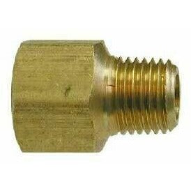 BRASS EXTENDER ADAPTER - FEMALE NPTF X MALE NPTF - SAE# 130139 - Fast Fittings