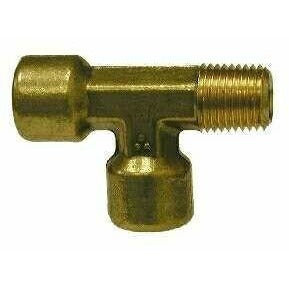 BRASS STREET TEE - SERVICE TEE - MALE RUN TEE - FORGED - Fast Fittings