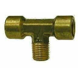 BRASS MALE BRANCH TEE - NPTF THREADS - FORGED - Fast Fittings