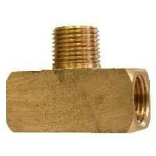 BRASS MALE BRANCH TEE - NPTF THREADS - BARSTOCK - Fast Fittings