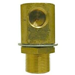 BRASS BULKHEAD ANCHOR FRAME COUPLING - TUBE X FEMALE NPTF - Fast Fittings