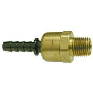 BRASS HOSE BARB MALE BALL SWIVEL FITTING - 300 PSI MAX WORKING PRESSURE - Fast Fittings