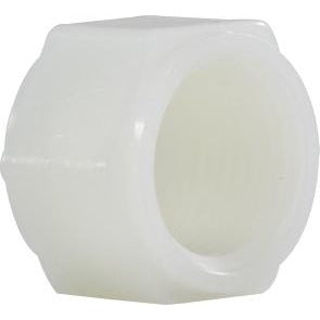 PLASTIC PIPE CAP - WHITE NYLON