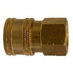 BRASS FEMALE PIPE COUPLER - Fast Fittings
