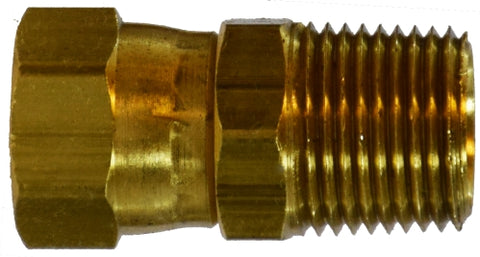 Brass Jic 37 Degree Flare Straight Swivel Adapter - Female JIC x NPT