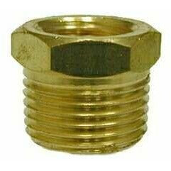 NICKEL PLATED BRASS BUSHING - BSPT MALE X BSPP FEMALE - Fast Fittings