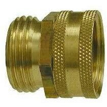 BRASS GARDEN HOSE SWIVEL FITTING WITH INTERNAL HEX - MGH X FGH - Fast Fittings