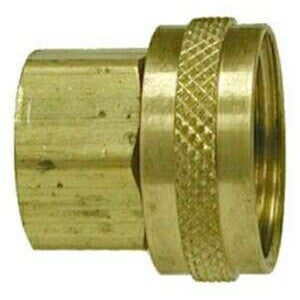 BRASS GARDEN HOSE SWIVEL FITTING - FGH X FEMALE NPTF - Fast Fittings