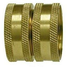 BRASS GARDEN HOSE SWIVEL FITTING - FGH X FGH - Fast Fittings