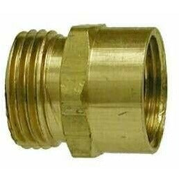 BRASS GARDEN HOSE RIGID PIPE FITTING - MGH X FEMALE NPTF - Fast Fittings