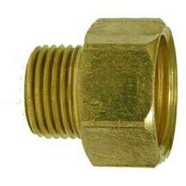 BRASS GARDEN HOSE RIGID ADAPTER - FGH X MALE NPTF - Fast Fittings