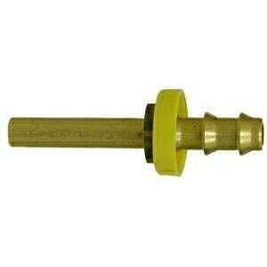 BRASS PUSH ON HOSE BARB RIGID TUBE ADAPTER - Fast Fittings