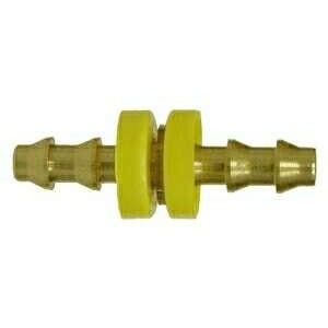 BRASS PUSH ON HOSE BARB SPLICER / MENDER - Fast Fittings