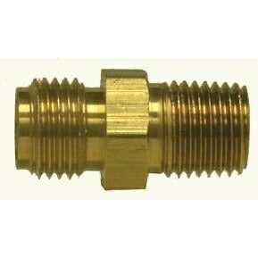 BRASS WELDING HOSE CONNECTOR - LEFT HAND 9/16-18 #122LWA - Fast Fittings