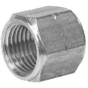 BRASS WELDING HOSE NUT - LEFT HAND 9/16-18 FOR ACETYLENE LINE - Fast Fittings