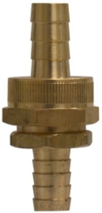 Brass Garden Hose Coupling Set - Short Shank With Hex Nut