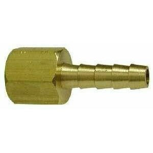LEAD FREE BRASS HOSE BARB RIGID FEMALE ADAPTER