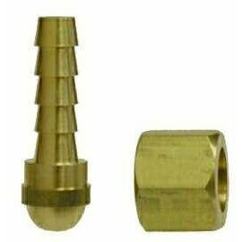 BRASS HOSE BARB BALL END SWIVEL FITTING - Fast Fittings