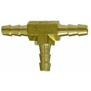 BRASS HOSE BARB TEE - Fast Fittings