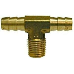 BRASS HOSE BARB MALE BRANCH TEE - Fast Fittings