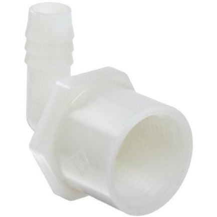 PLASTIC HOSE BARB 90 DEGREE ELBOW FEMALE PIPE ADAPTER - Fast Fittings - 2