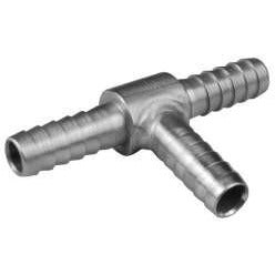 STAINLESS STEEL HOSE BARB TEE BEVERAGE FITTING - Fast Fittings