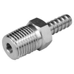 STAINLESS STEEL HOSE BARB MALE NPTF ADAPTER - Fast Fittings