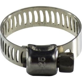 Stainless Steel Miniature Worm Gear Hose Clamps - 5/16" Band - 350 Series