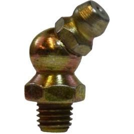 SHORT 45 DEGREE BALL CHECK 637 GREASE FITTING - Fast Fittings