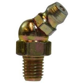 LONG 45 DEGREE BALL CHECK 636 GREASE FITTING - Fast Fittings