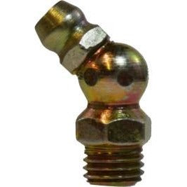 8MM X 1 45 DEGREE ANGLE 812 METRIC GREASE FITTING - Fast Fittings