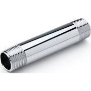 3/8 INCH NPT CHROME PLATED LEAD FREE BRASS NIPPLE - Fast Fittings