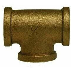 BRONZE EXTRA HEAVY REDUCING TEE - SCHEDULE 80 BRONZE - Fast Fittings