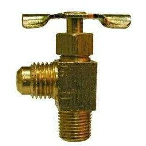 BRASS NEEDLE VALVE - MALE FLARE X MALE NPT - INDUSTRY NUMBERS M103SAE, M203SAE, M204SAE, M303SAE - Fast Fittings