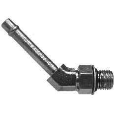 STEEL BEADED 45 DEGREE O-RING HOSE INSERT - Fast Fittings