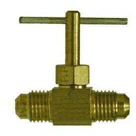 BRASS NEEDLE VALVE - MALE FLARE X MALE FLARE - Fast Fittings