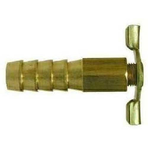 BRASS DRAIN COCK - LONG INTERNAL SEAT - Fast Fittings