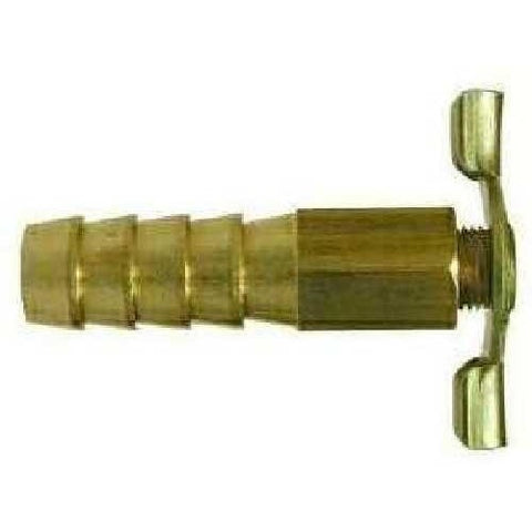 BRASS DRAIN COCK - LONG INTERNAL SEAT - Fast Fittings