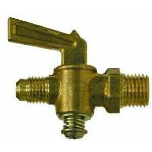 BRASS SHUT OFF COCK - MALE FLARE X MALE PIPE - Fast Fittings