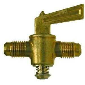 BRASS SHUT OFF COCK - MALE FLARE X MALE FLARE - Fast Fittings