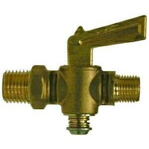 BRASS SHUT OFF COCK - COMPRESSION X MALE NPT - Fast Fittings