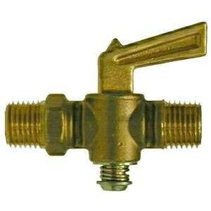 BRASS SHUT OFF COCK - MALE NPT X MALE NPT - Fast Fittings