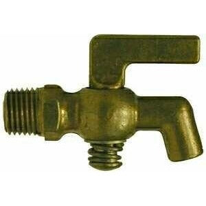 BRASS AIR COCK - MIP X BIBB NOSE - TEE HANDLE WITH HEX - IND#29, IND#30, IND#31, IND#32 - Fast Fittings