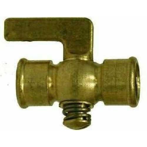 BRASS AIR COCK - FIP X FIP - TEE HANDLE NO HEX - IND#43, IND#44, IND#45 - Fast Fittings