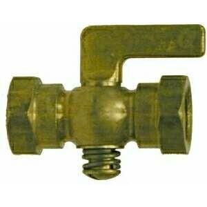 BRASS AIR COCK - FIP X FIP - TEE HANDLE WITH HEX - IND#58, IND#59, IND#60, IND#60A - Fast Fittings